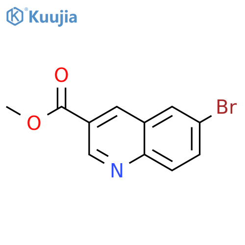 Methyl 6-bromoquinoline-3-carboxylate structure