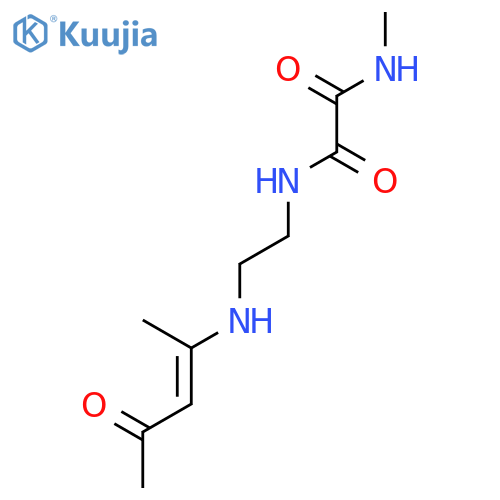 Ethanediamide, N-methyl-N'-[2-[(1-methyl-3-oxo-1-butenyl)amino]ethyl]- structure