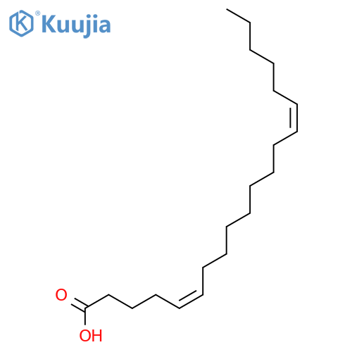 (5Z,14Z)-5,14-Eicosadienoic Acid structure