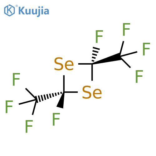 1,3-Diselenetane, 2,4-difluoro-2,4-bis(trifluoromethyl)-, trans- structure
