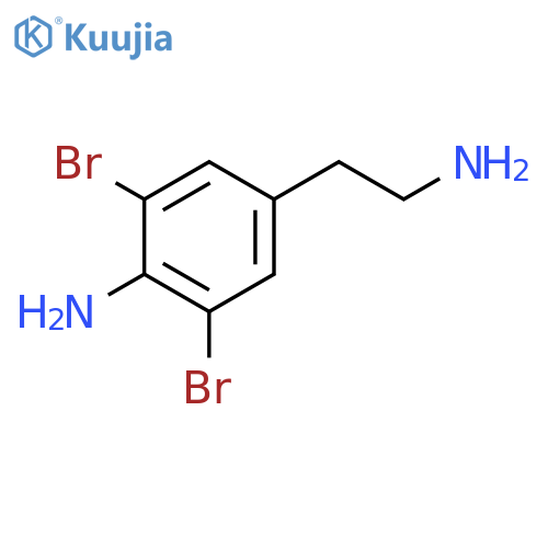 Benzeneethanamine, 4-amino-3,5-dibromo- structure