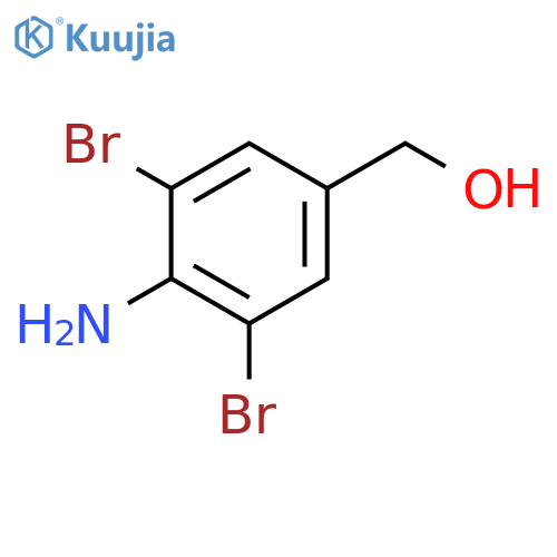 (4-amino-3,5-dibromophenyl)methanol structure
