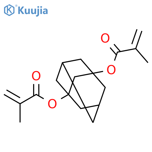 3-(2-methylprop-2-enoyl)oxyadamantan-1-yl 2-methylprop-2-enoate structure