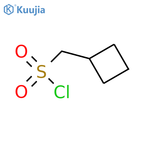 Cyclobutylmethanesulfonyl chloride structure
