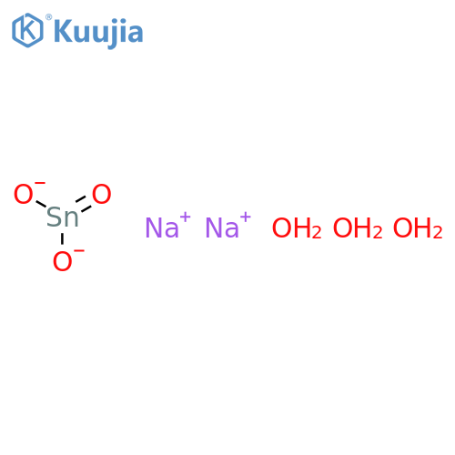 Sodium stannate trihydrate structure