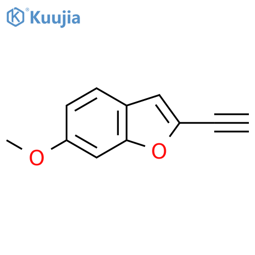 2-Ethynyl-6-methoxybenzofuran structure