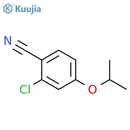 2-chloro-4-(propan-2-yloxy)benzonitrile structure