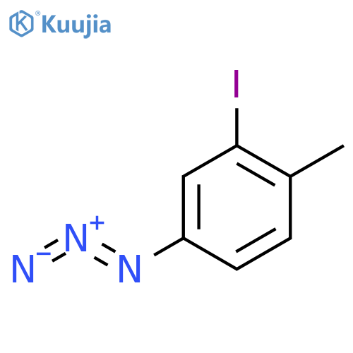 4-azido-2-iodo-1-methylbenzene structure