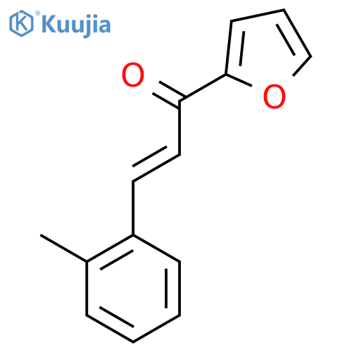 (2E)-1-(Furan-2-yl)-3-(2-methylphenyl)prop-2-en-1-one structure