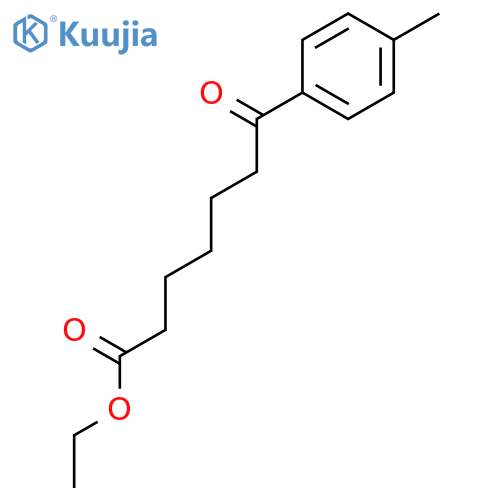 Ethyl 7-(4-methylphenyl)-7-oxoheptanoate structure