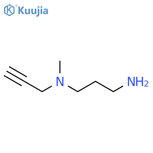 (3-aminopropyl)(methyl)(prop-2-yn-1-yl)amine structure