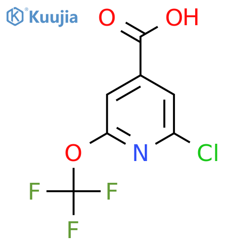2-Chloro-6-(trifluoromethoxy)isonicotinic acid structure
