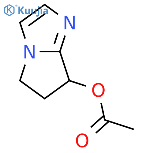 (+)-6,7-dihydro-5H-Pyrrolo[1,2-a]imidazol-7-ol 7-acetate structure