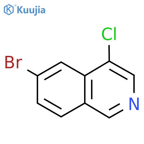 6-Bromo-4-chloroisoquinoline structure