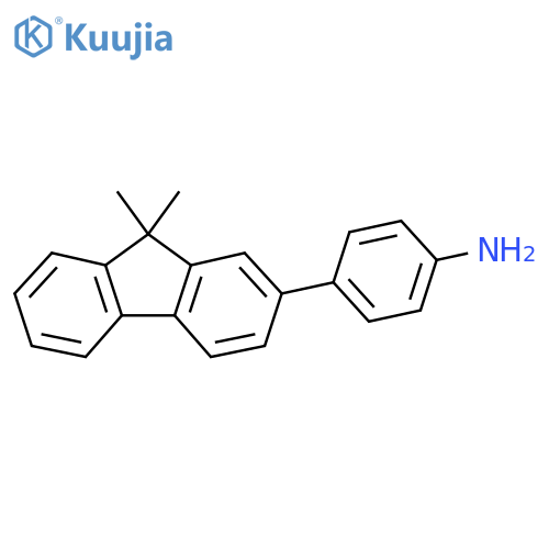Benzenamine,4-(9,9-dimethyl-9H-fluoren-2-yl)- structure