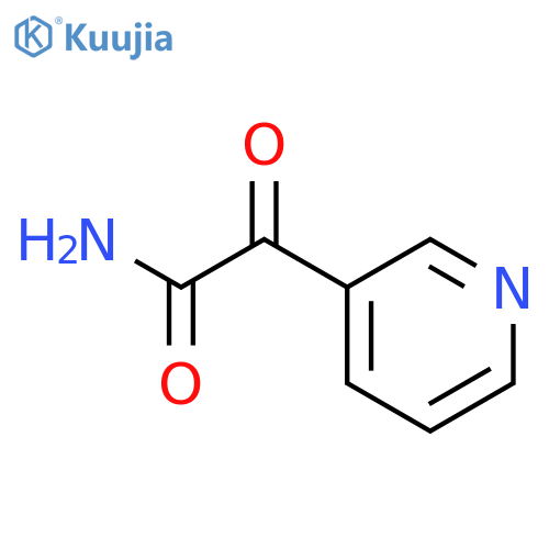 3-Pyridineacetamide, a-oxo- structure