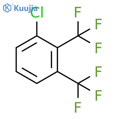 1-chloro-2,3-bis(trifluoromethyl)benzene structure