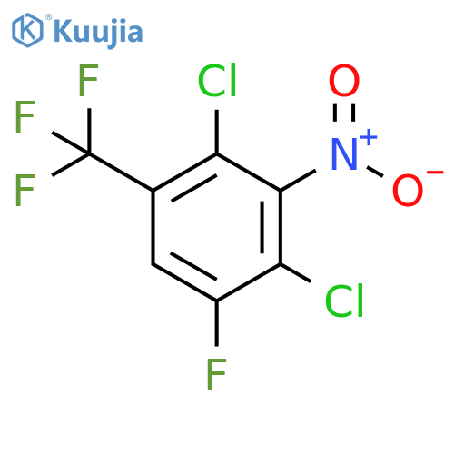 2,4-Dichloro-1-fluoro-3-nitro-5-(trifluoromethyl)benzene structure