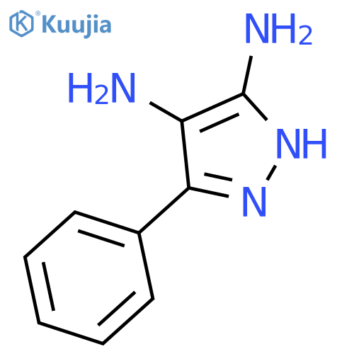 1H-Pyrazole-3,4-diamine, 5-phenyl- structure
