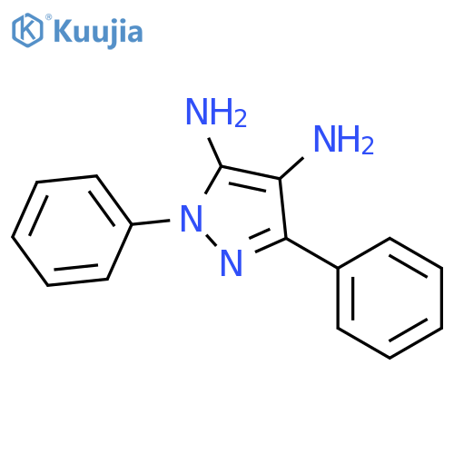 Diphenyl-1H-pyrazole-4,5-diamine structure