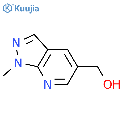 {1-methyl-1H-pyrazolo[3,4-b]pyridin-5-yl}methanol structure