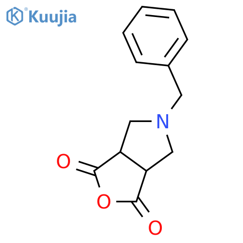 5-Benzyltetrahydro-1H-furo3,4-c pyrrole-1,3(3aH)-dione structure