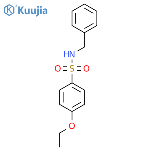 N-benzyl-4-ethoxybenzene-1-sulfonamide structure