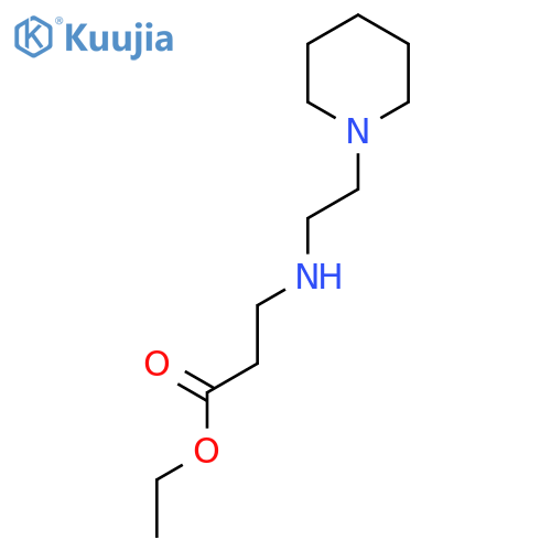 Ethyl 3-{[2-(piperidin-1-yl)ethyl]amino}propanoate structure