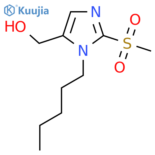 (2-Methanesulfonyl-1-pentyl-1H-imidazol-5-yl)methanol structure