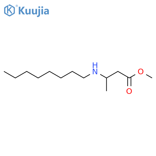 Methyl 3-(octylamino)butanoate structure