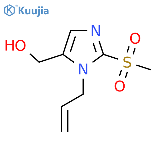 [2-Methanesulfonyl-1-(prop-2-en-1-yl)-1H-imidazol-5-yl]methanol structure