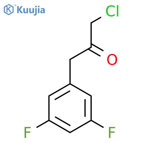 1-Chloro-3-(3,5-difluorophenyl)propan-2-one structure