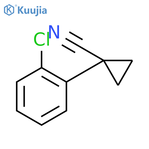 1-(2-Chlorophenyl)cyclopropanecarbonitrile structure