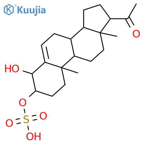 3,4-Dihydroxypregn-5-en-20-one; (3β,4β)-form, 3-O-Sulfate structure