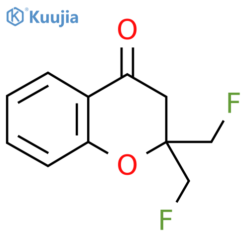 2,2-bis(fluoromethyl)-3H-chromen-4-one structure