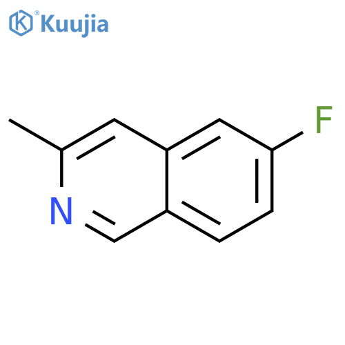6-fluoro-3-methyl-isoquinoline structure