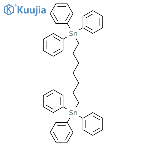 Stannane, 1,7-heptanediylbis[triphenyl- structure