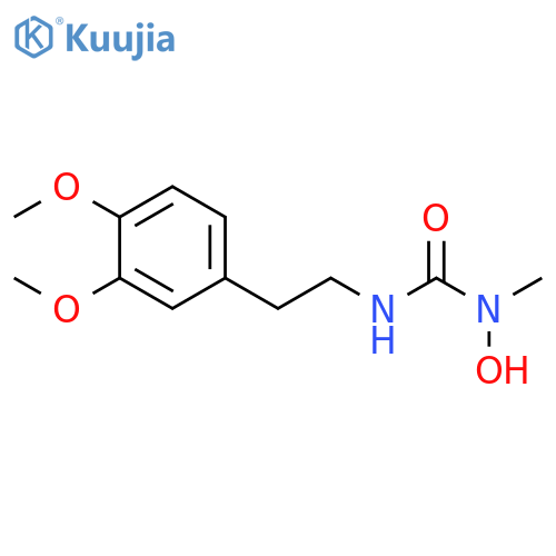 Urea, N'-[2-(3,4-dimethoxyphenyl)ethyl]-N-hydroxy-N-methyl- structure