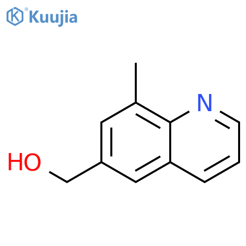 (8-methylquinolin-6-yl)methanol structure
