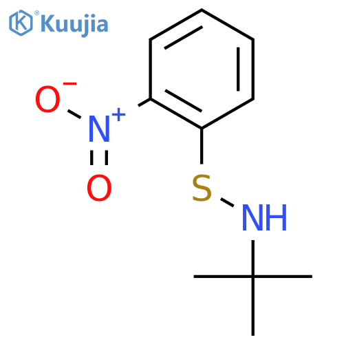 Benzenesulfenamide,N-(1,1-dimethylethyl)-2-nitro- structure