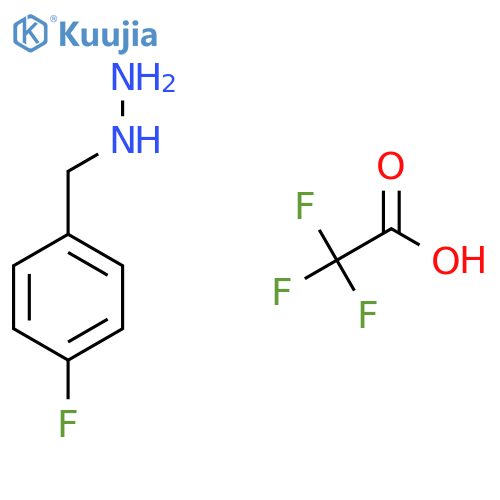 (4-Fluorobenzyl)hydrazine 2,2,2-trifluoroacetate structure