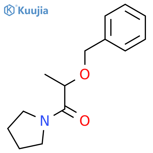(S)-2-(Benzyloxy)-1-(pyrrolidin-1-yl)propan-1-one structure