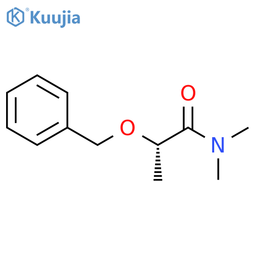 Propanamide, N,N-dimethyl-2-(phenylmethoxy)-, (2S)- structure