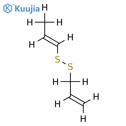 (E)-form-1-Propenyl-2-propenyl disulfide, structure