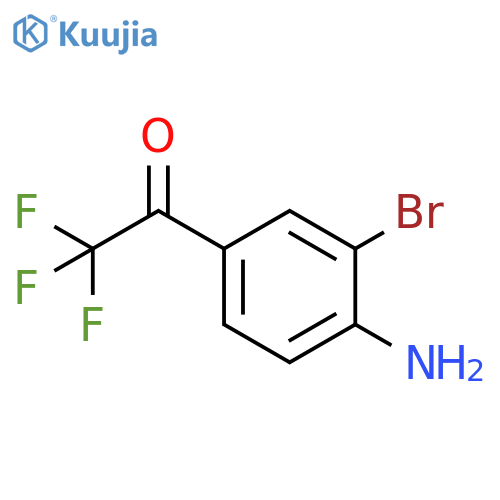 1-(4-Amino-3-bromophenyl)-2,2,2-trifluoro-1-ethanone structure