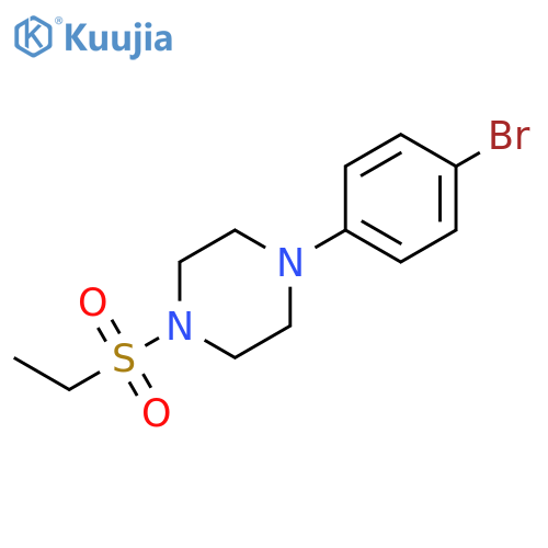 1-(4-Bromophenyl)-4-(ethylsulfonyl)piperazine structure