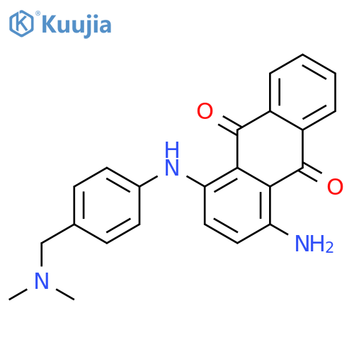 9,10-Anthracenedione,1-amino-4-[[4-[(dimethylamino)methyl]phenyl]amino]- structure
