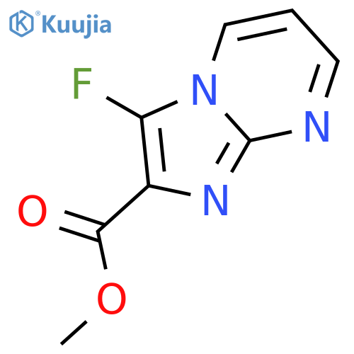 3-fluoro-Imidazo[1,2-a]pyrimidine-2-carboxylic acid methyl ester structure