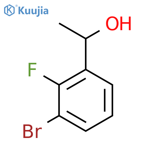 1-(3-bromo-2-fluorophenyl)ethan-1-ol structure