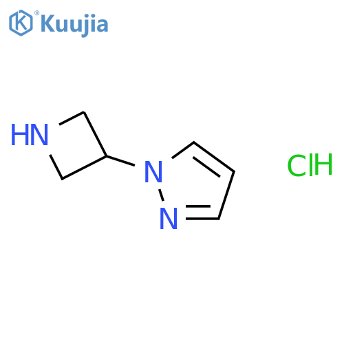 1-(azetidin-3-yl)-1H-pyrazole dihydrochloride structure